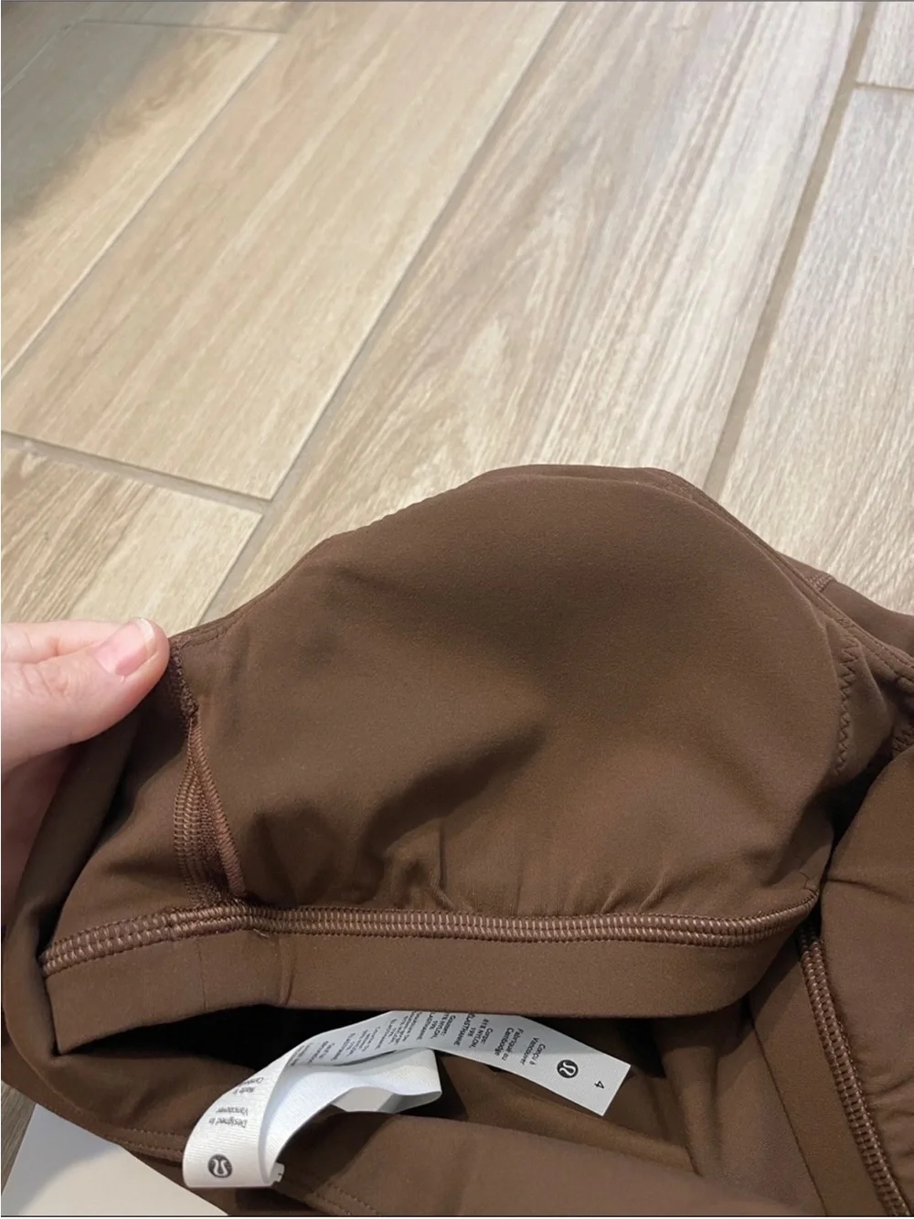 NWT Lululemon Align Bodysuit 6” Java Sz 4